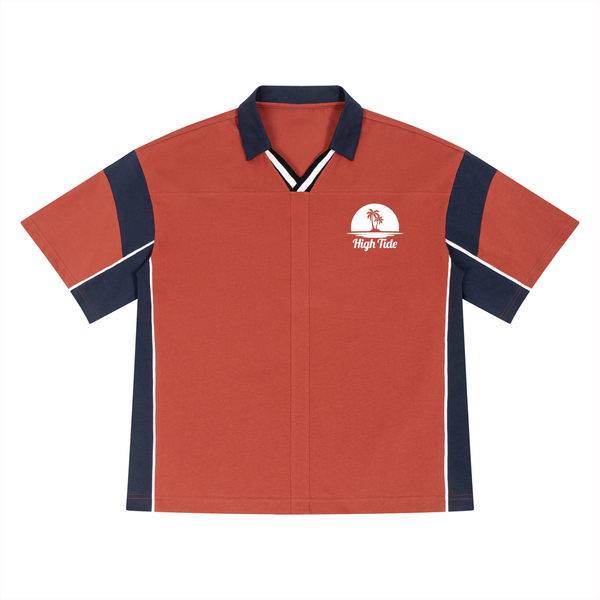 Men's Color Block Collared Shirt