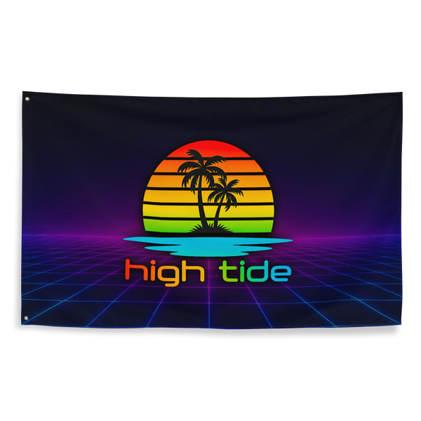 High Tide Gaming Flag (Synthwave Edition)